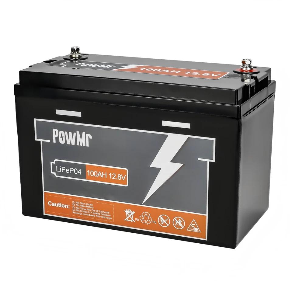 Cyfres Batri PowMr 12.8V LiFePO4: 100Ah, 150Ah, 200Ah, 300Ah