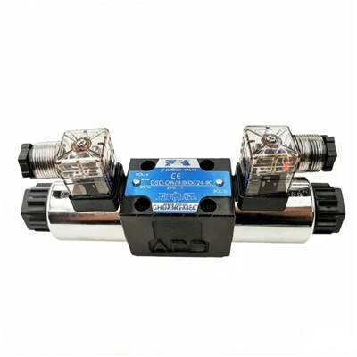 Falf Gwrthdroi Electromagnetig Hydrolig DC24V O'r Uned Pŵer Hydrolig